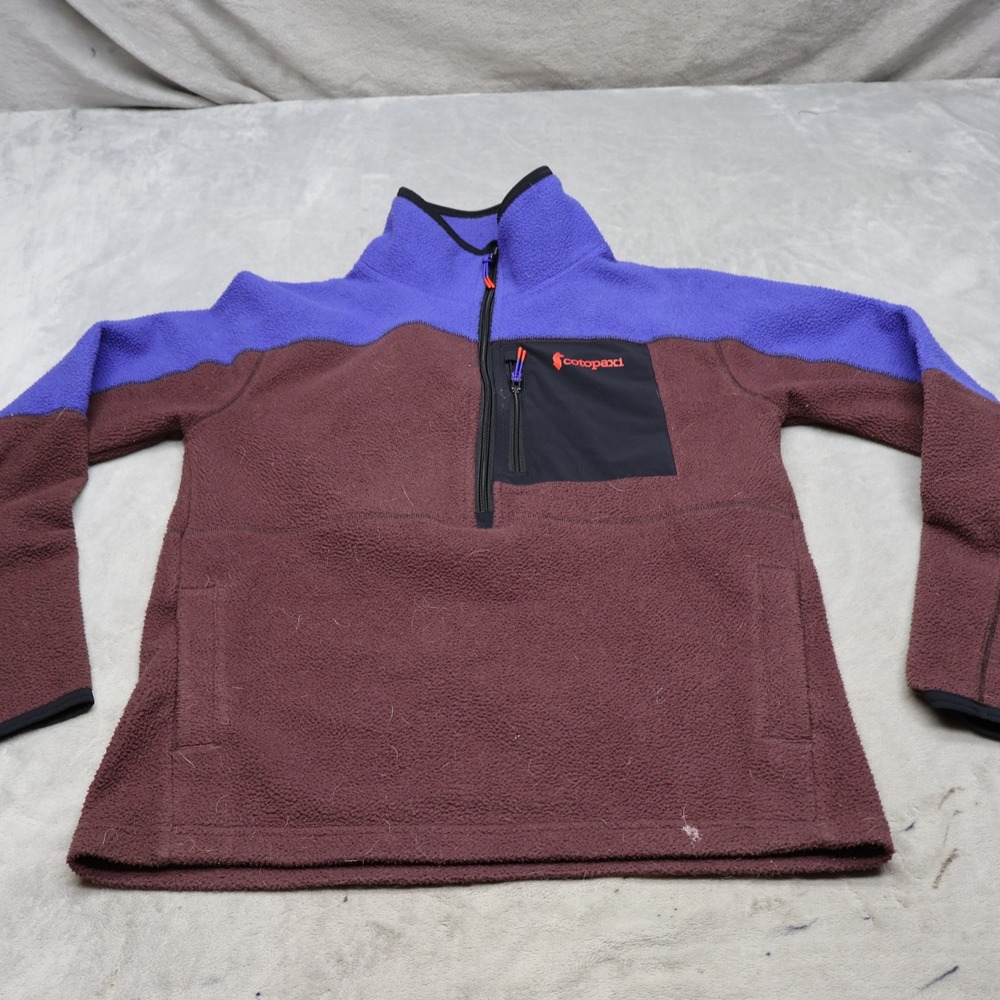 Cotopaxi Sweater Mens Small Blue‎ Abrazo 1/2 Zip Fleece Pullover Winter Outdoor